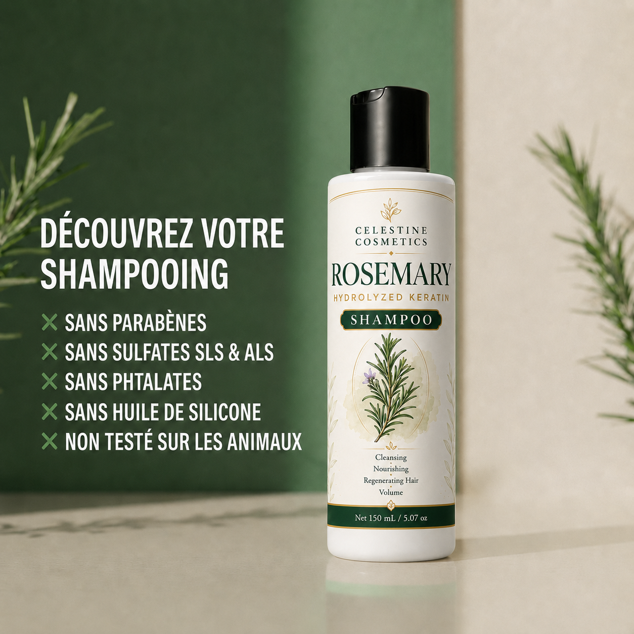 Vos cheveux s'éclaircissent? Ce shampoing au romarin est fait pour ça.