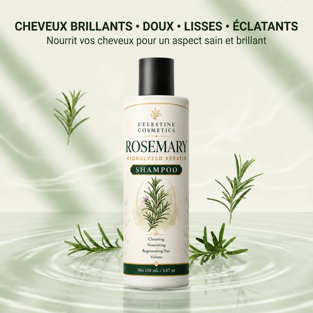 Vos cheveux s'éclaircissent? Ce shampoing au romarin est fait pour ça.