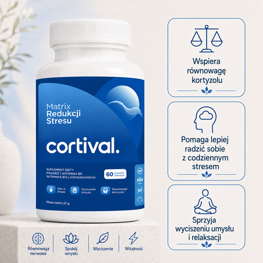 Cortival Complexe® Suplement na Wsparcie Równowagi Kortyzolu i Odporności na Stres