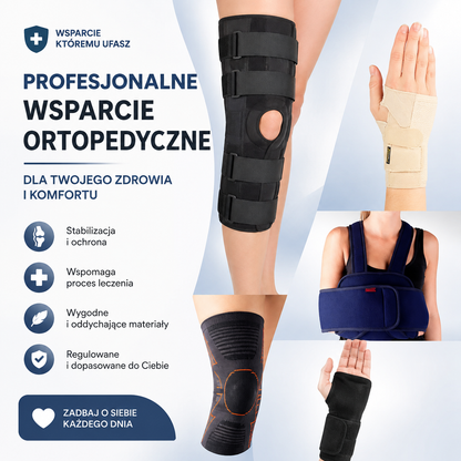 Opaska na łokieć tenisisty – regulowana, z poduszką silikonową